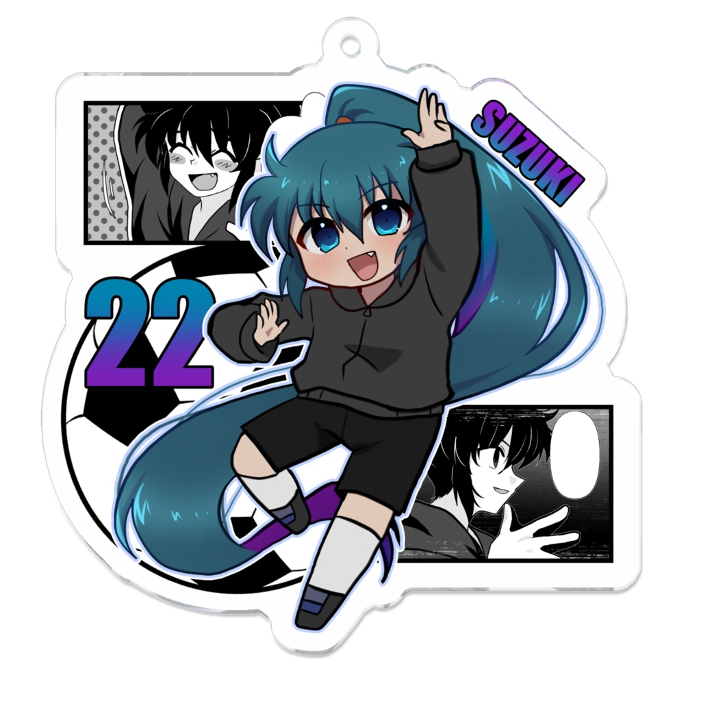 鈴木豹河　アクリルキーホルダー