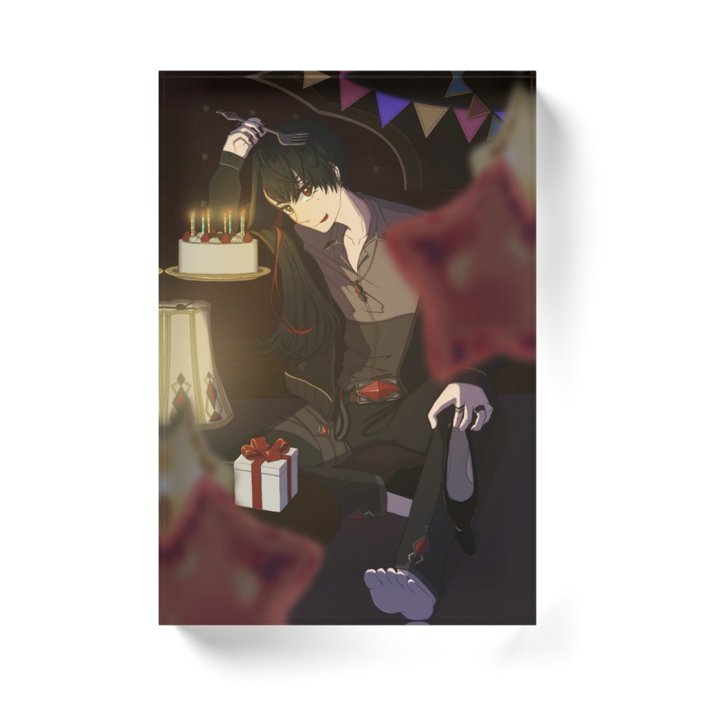 【亜支目田千古】誕生日グッズ2024 アクリルブロック