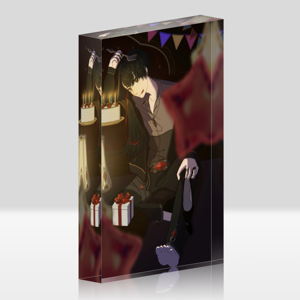 【亜支目田千古】誕生日グッズ2024　アクリルブロック