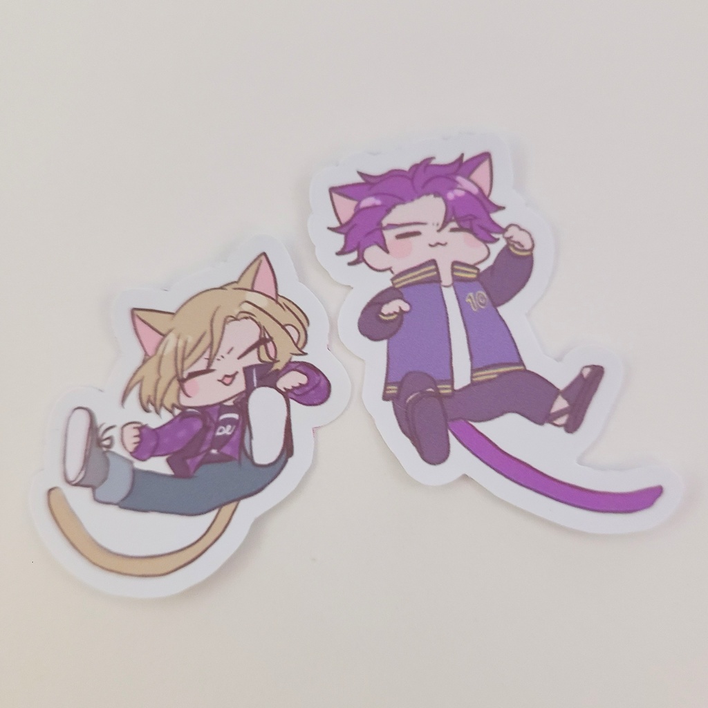 ねこせつひょシール