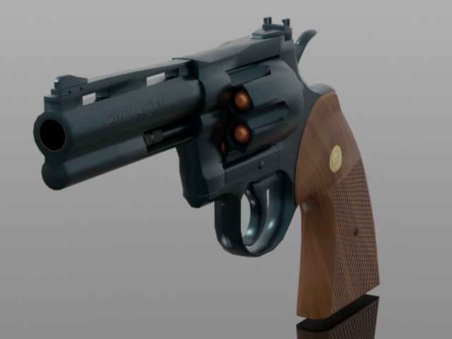 【3Dモデル】Colt Python