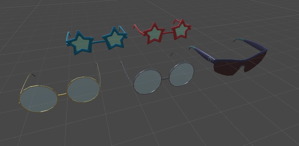【3Dモデル】眼鏡/サングラス