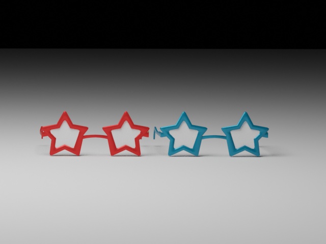 【3Dモデル】眼鏡/サングラス