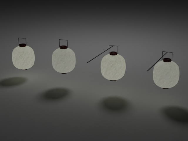 【3Dモデル】提灯