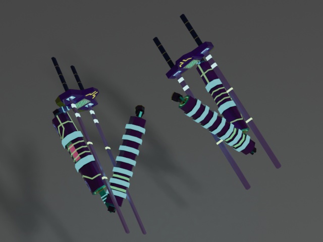 【3Dモデル】アームと剣(アニメーション有