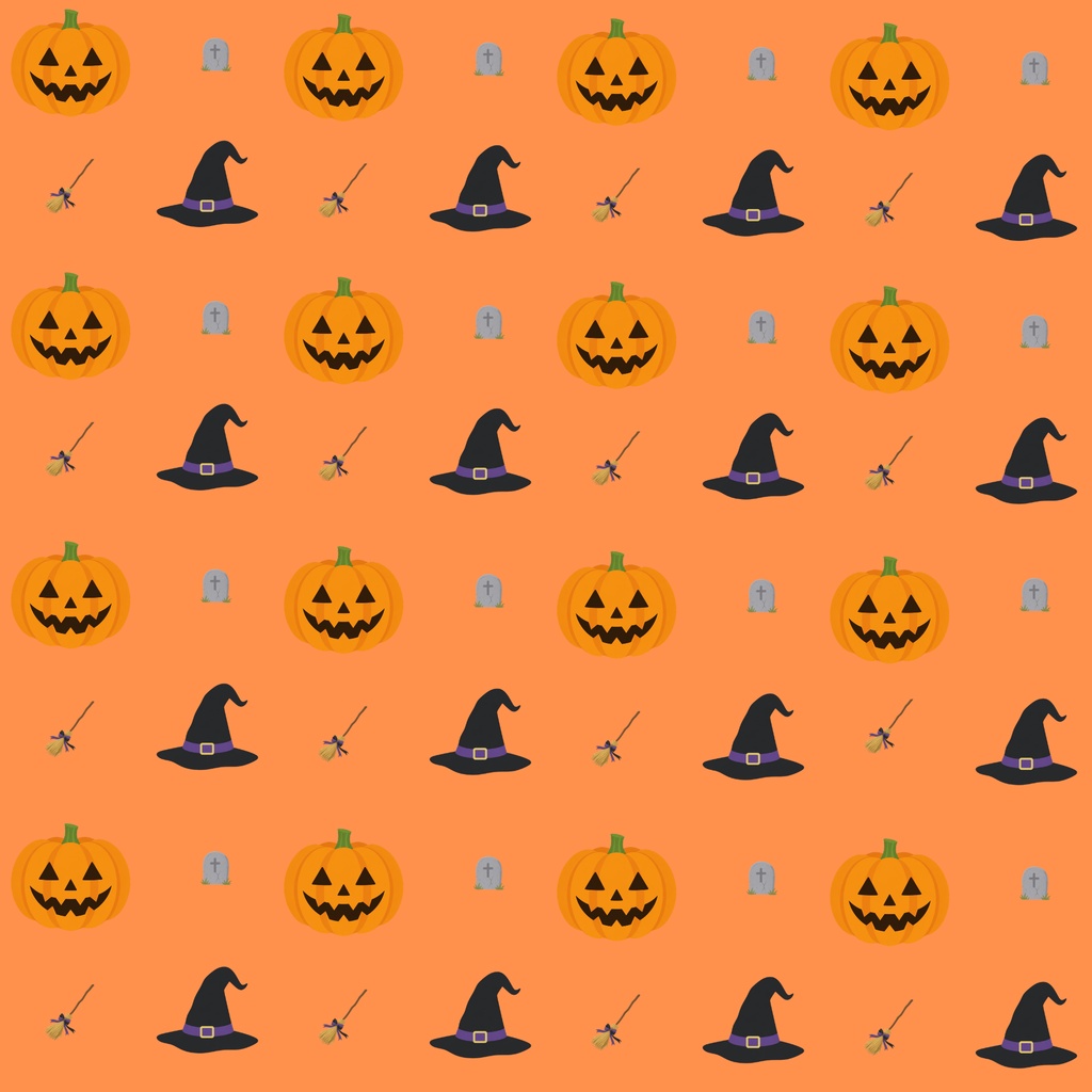 ハロウィン素材　デジタルデータ