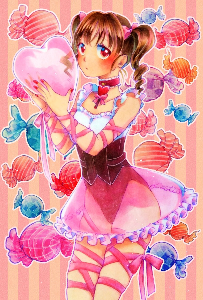 ハートちゃんポストカード