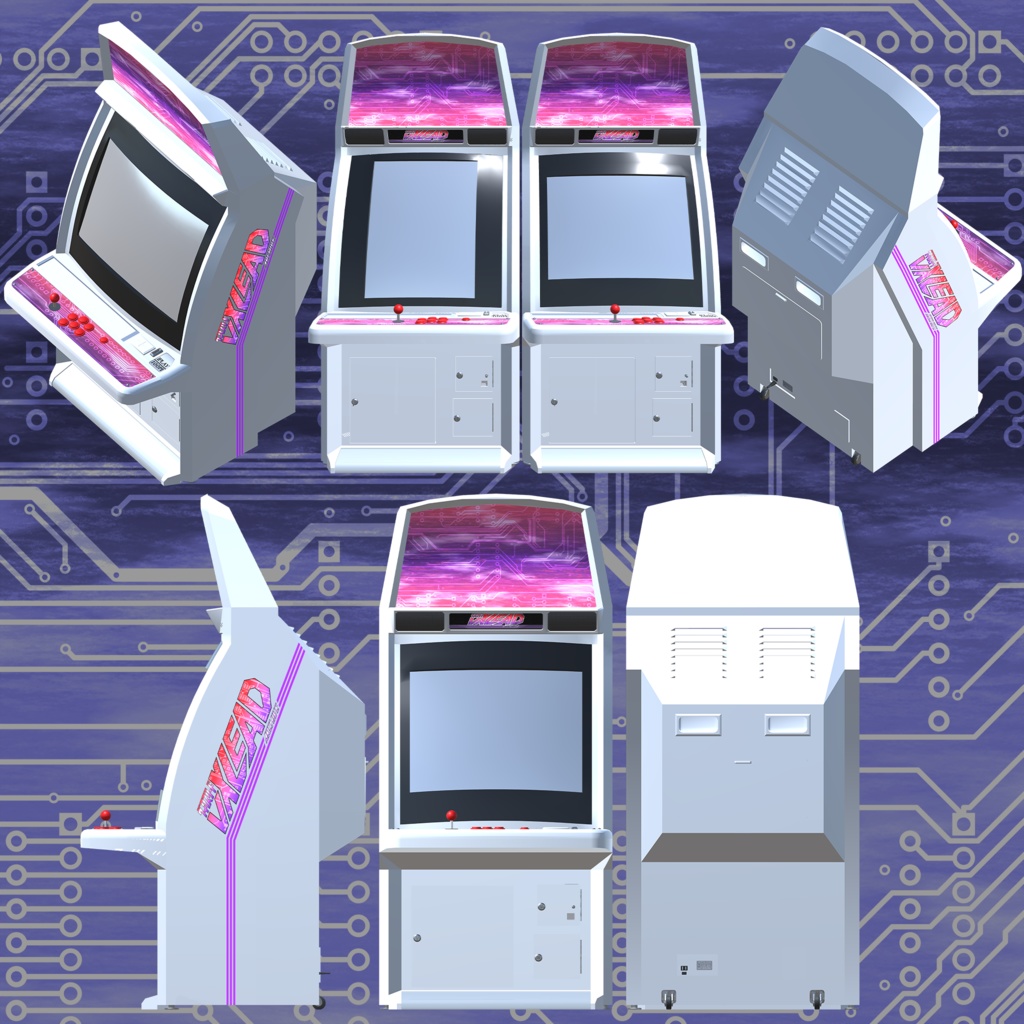 【3Dモデル】対面式アーケード筐体「VXLEAD -ARCHIVE-」