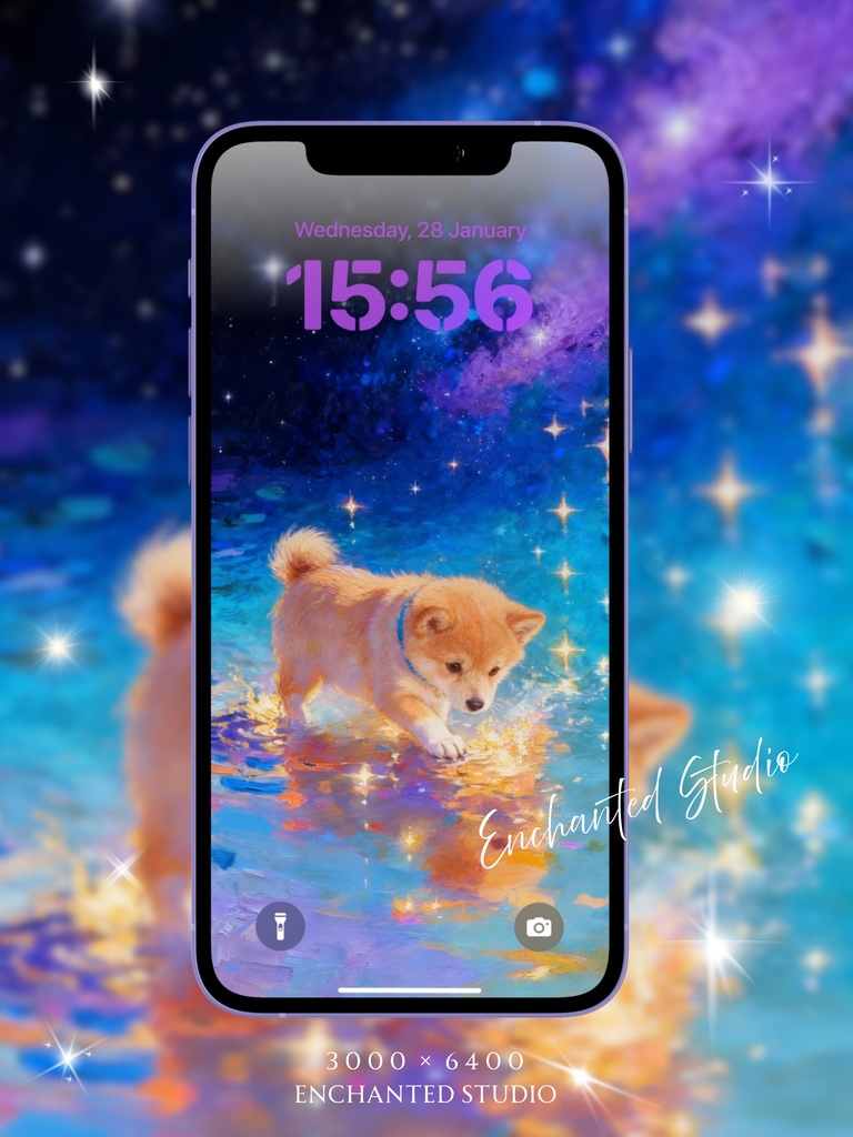 【スマホ用壁紙】柴犬 / Shiba Inu-わんちゃんシリーズ