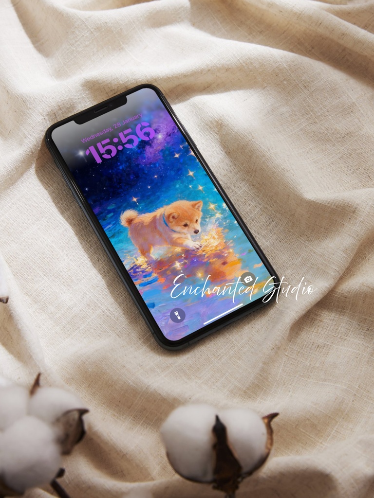 【スマホ用壁紙】柴犬 / Shiba Inu-わんちゃんシリーズ