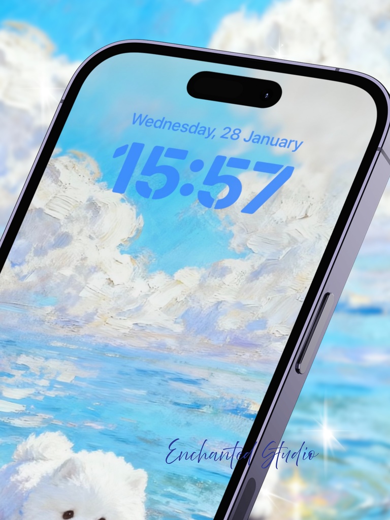 【スマホ用壁紙】ポメラニアン / Pomeranian -わんちゃんシリーズ