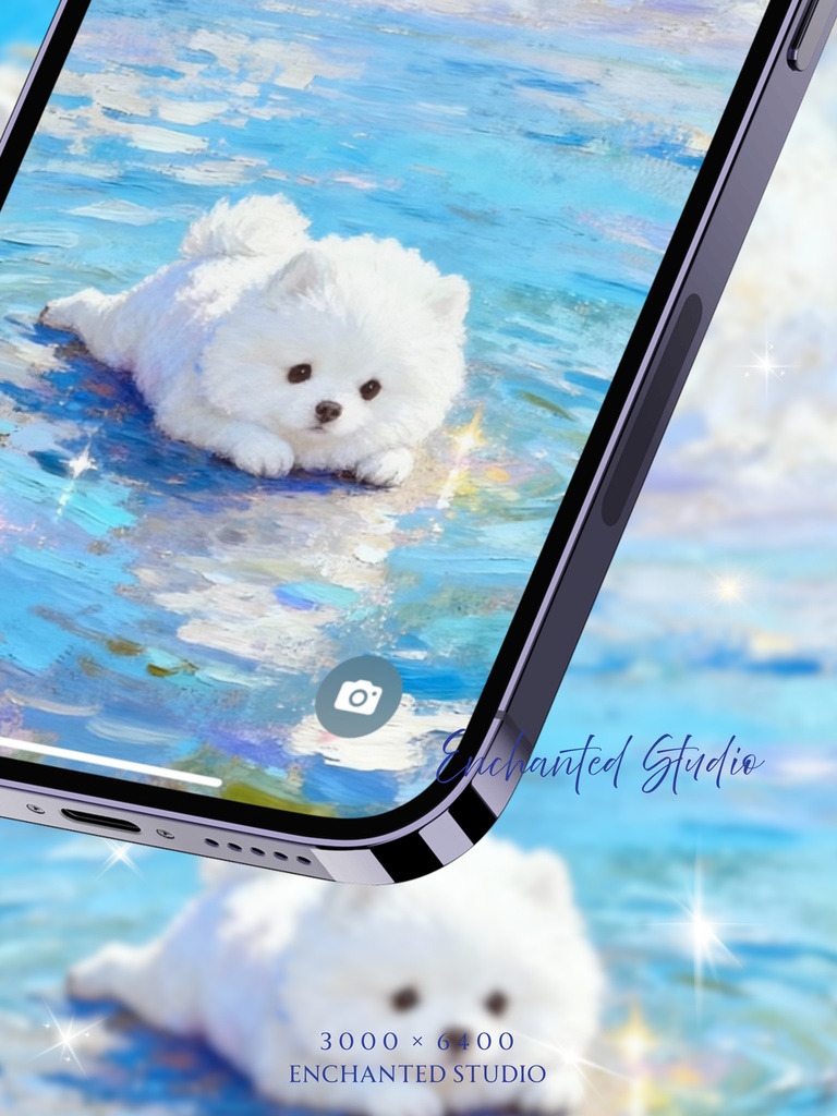 【スマホ用壁紙】ポメラニアン / Pomeranian -わんちゃんシリーズ