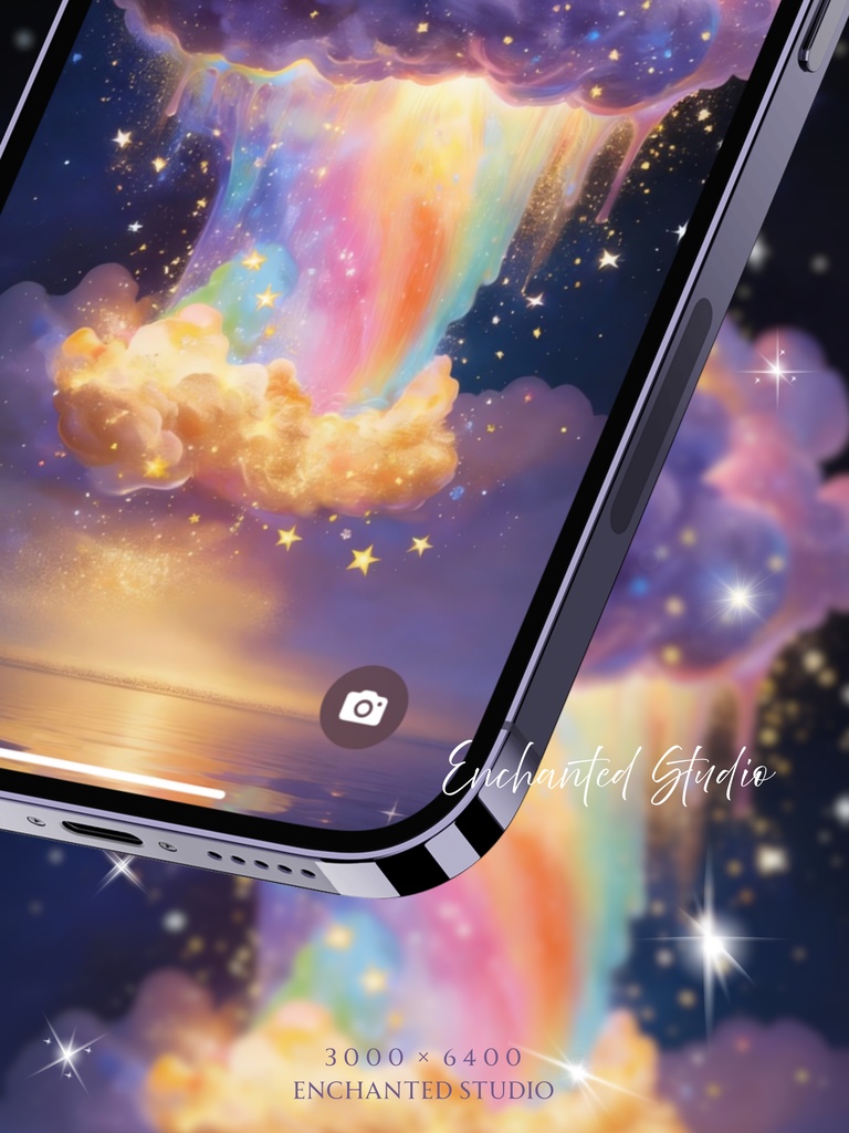 【スマホ壁紙】奇跡を降らせる「魔法の星雲」|運気覚醒・現状打破