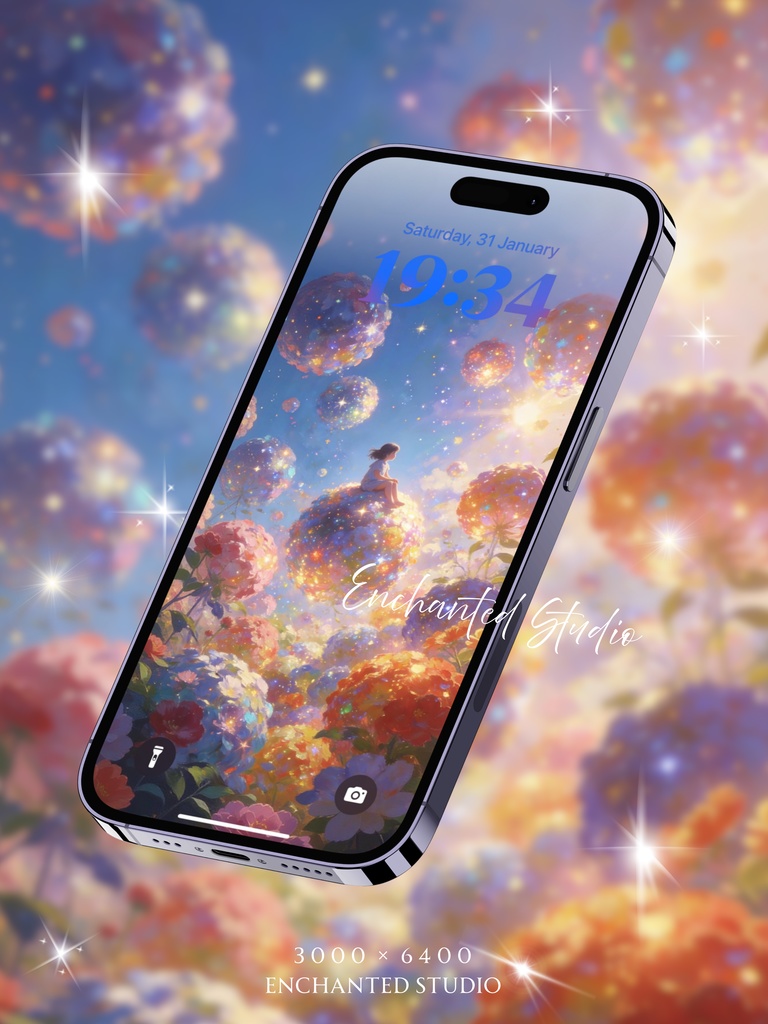 【スマホ壁紙】心を癒やす「秘密の花園」|安眠・インナーチャイルドの癒やし