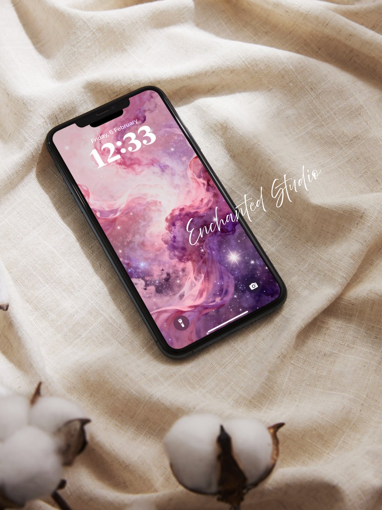 【スマホ壁紙】愛を惹きつける「恋の星雲」|運命の引き寄せ・心の充足