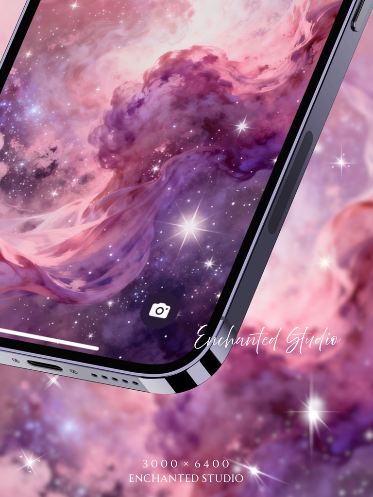 【スマホ壁紙】愛を惹きつける「恋の星雲」|運命の引き寄せ・心の充足