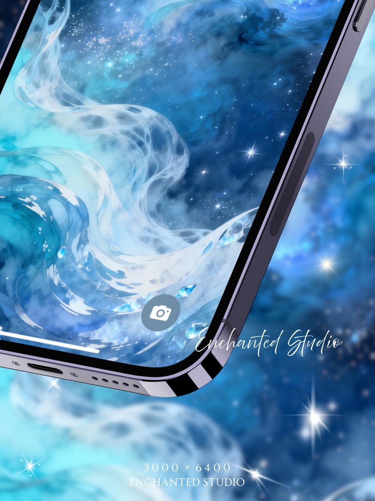 【スマホ壁紙】静寂の「アクア・ネブラ」|心の浄化・思考のクリア化