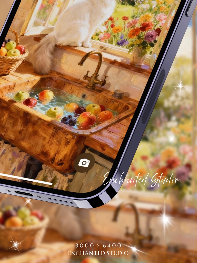 【スマホ壁紙】窓辺の午後 — 静寂と猫