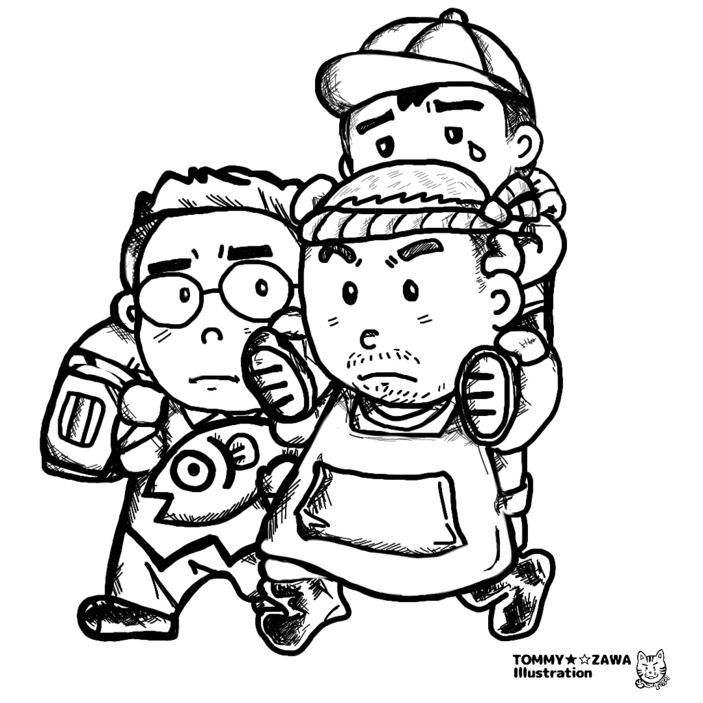 スマホ待受「3兄弟」