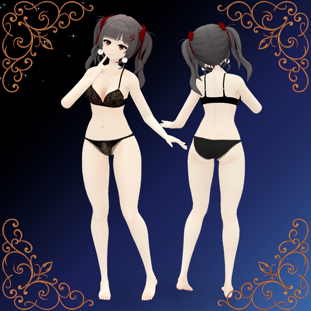 オリジナルモデル3D「星月 星」Hoshizuki Akari