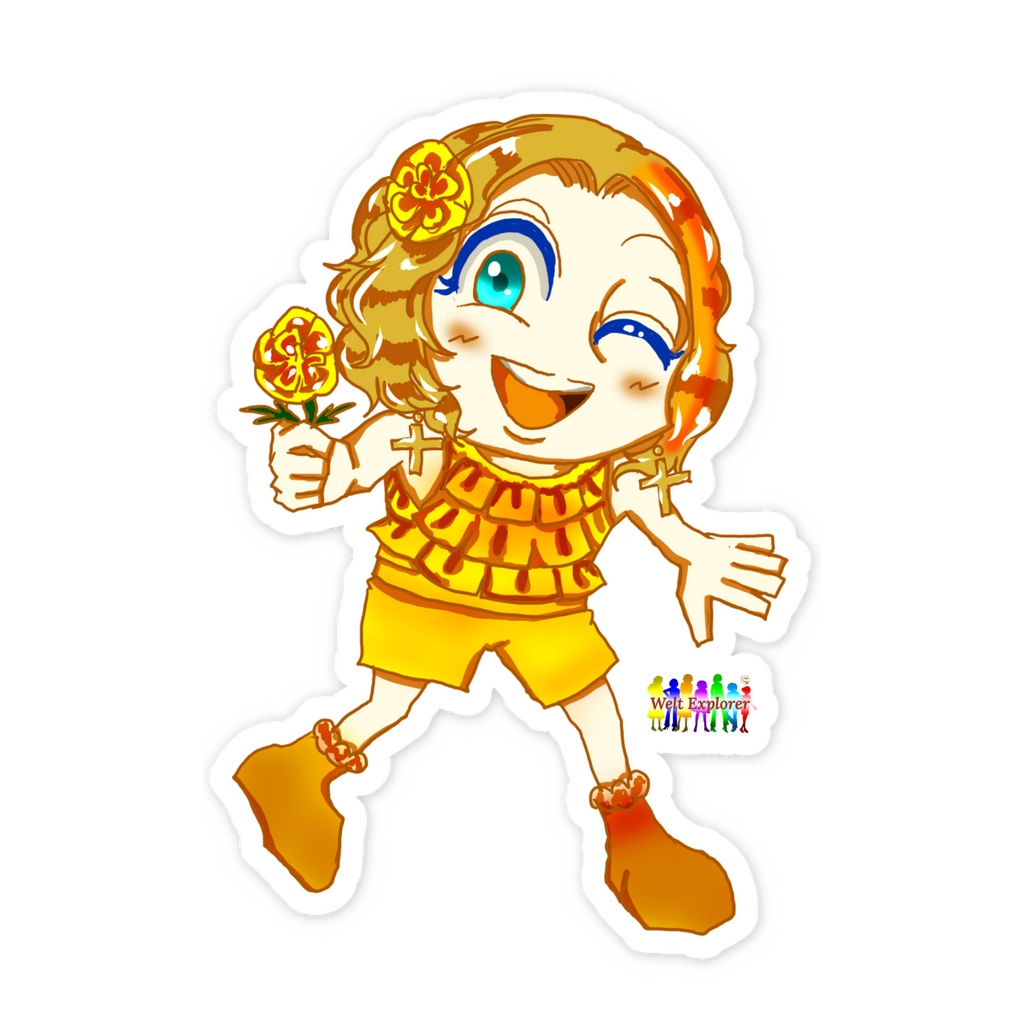 Golden Paradise"~Dear Mary~" Sticker (Marijer)