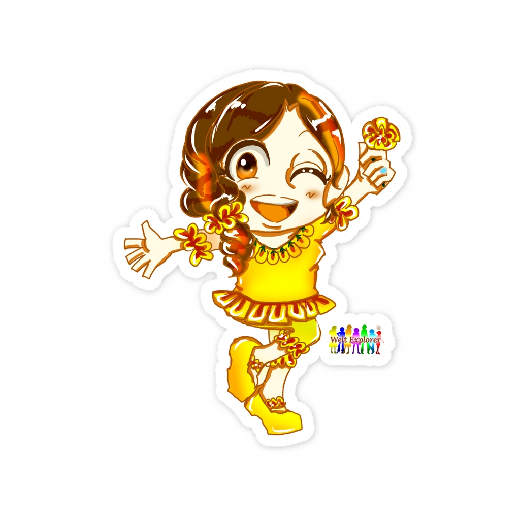 Golden Paradise"~Dear Mary~" Sticker (Rosanca)