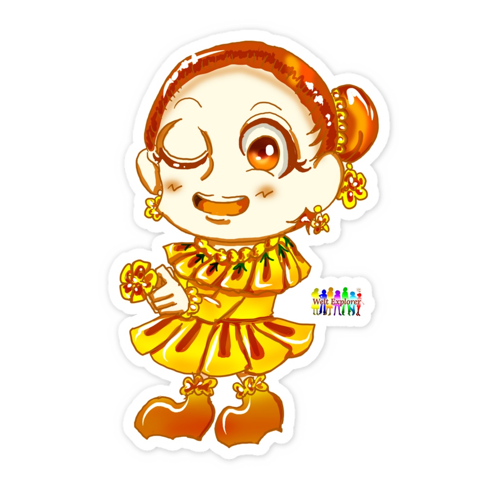 Golden Paradise"~Dear Mary~" Sticker (Anna)