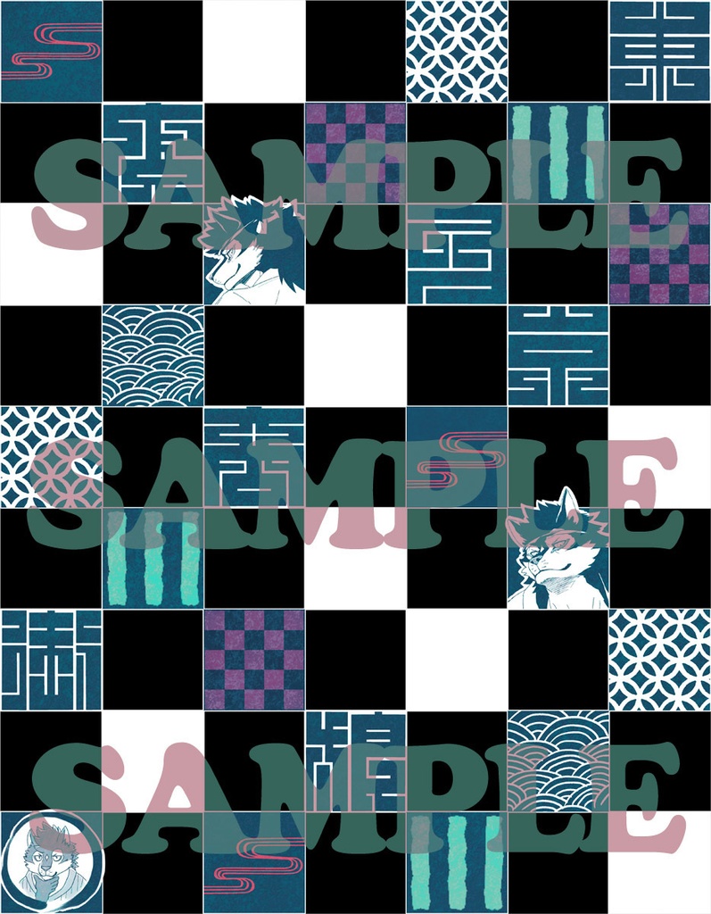 「東京人狼商店街」オリジナルTシャツ【紺】