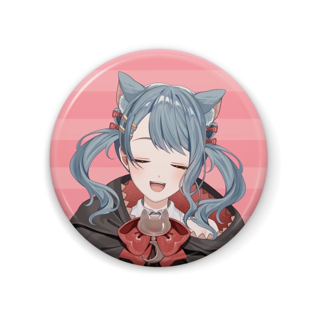 表情いっぱい！こまいさん缶バッチ ver.猫耳