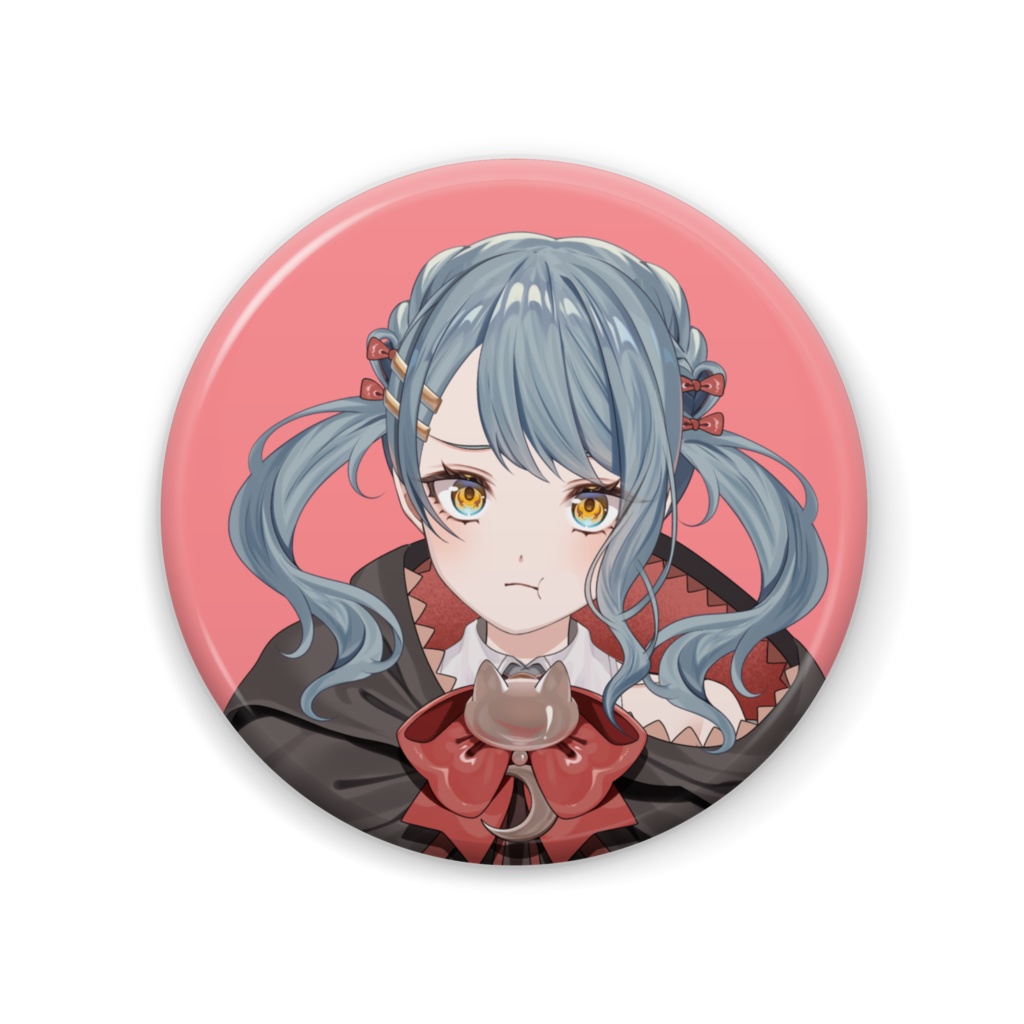 表情いっぱい！こまいさん缶バッチ ver.ぷんぷん