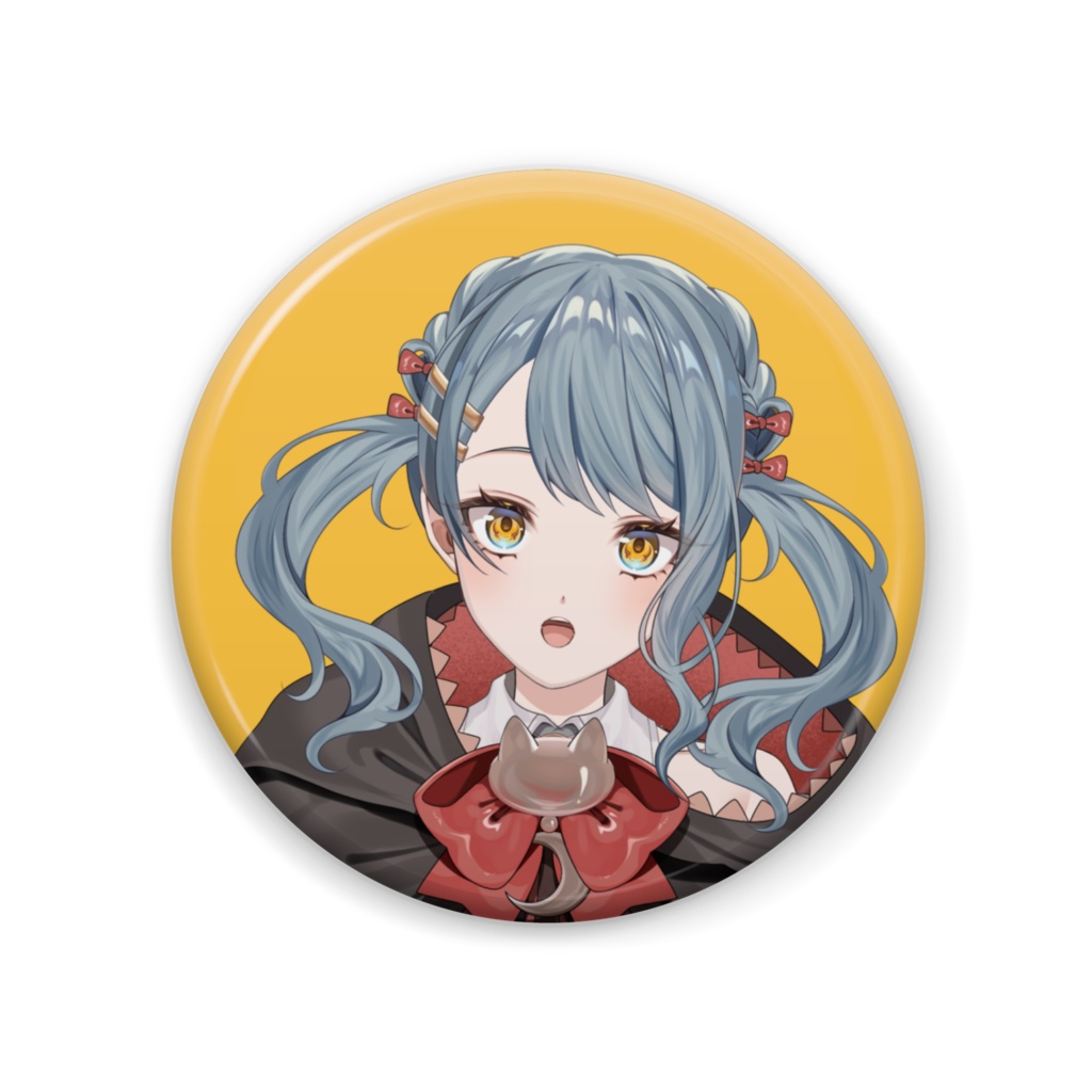 表情いっぱい！こまいさん缶バッチ ver.びっくり