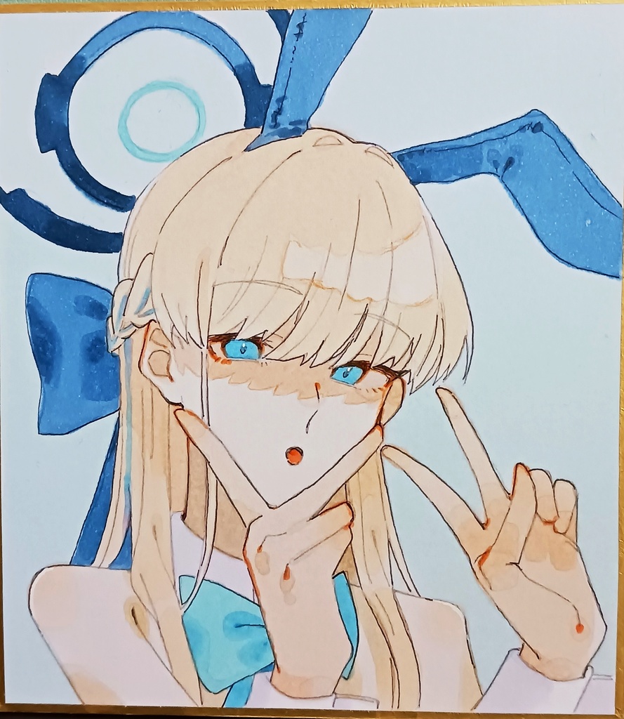 ブルアカ トキ 色紙