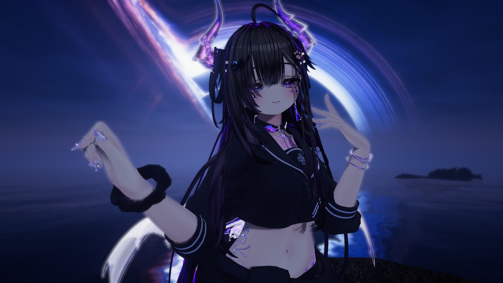 【VRChat想定アクセサリー】💫GlitterMagic💫【パーティクル、アニメーション付き】