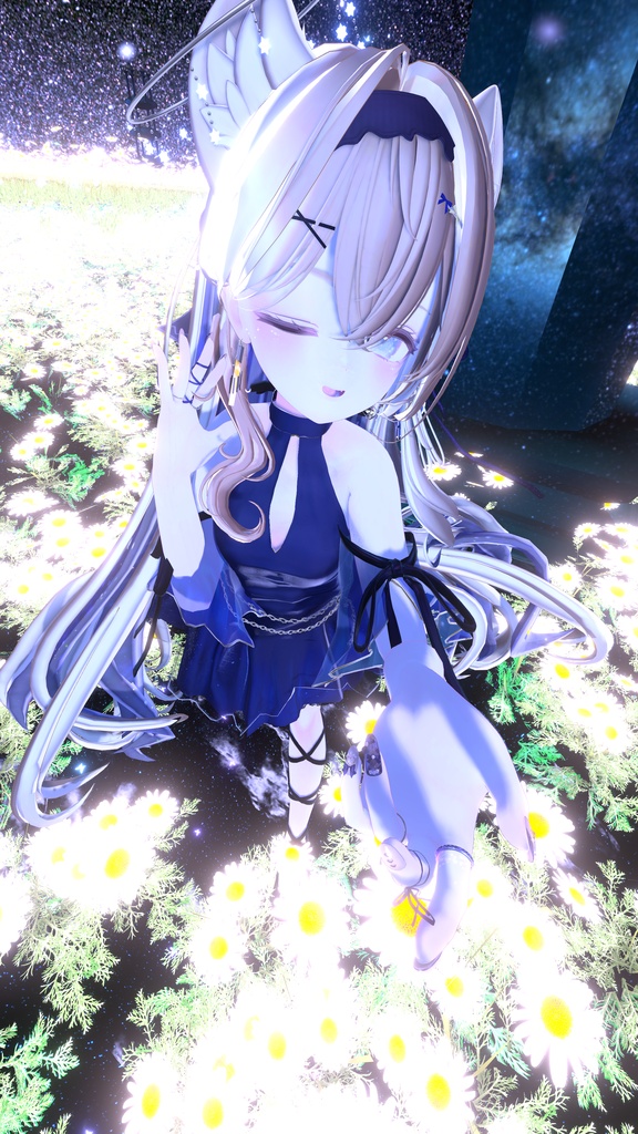 【VRChat想定アクセサリー】💫GlitterMagic💫【パーティクル、アニメーション付き】