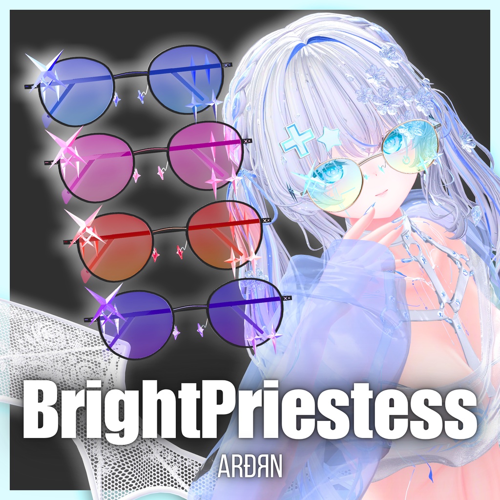 【Sale中💞~8/26まで】✨BrightPriestess✨【VRChat想定アクセサリー】