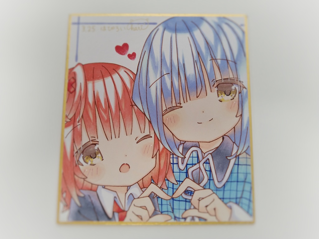 【はぴろい】ハートアクリルスタンド
