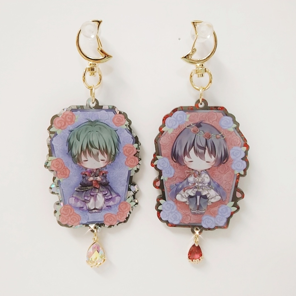【ブリデ】チャーム付きアクリルキーホルダー