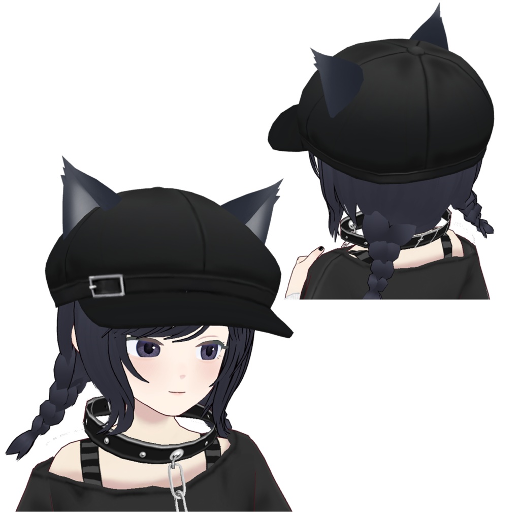 【VRoid】首輪付き ボロボロコーデ【ハロウィン】