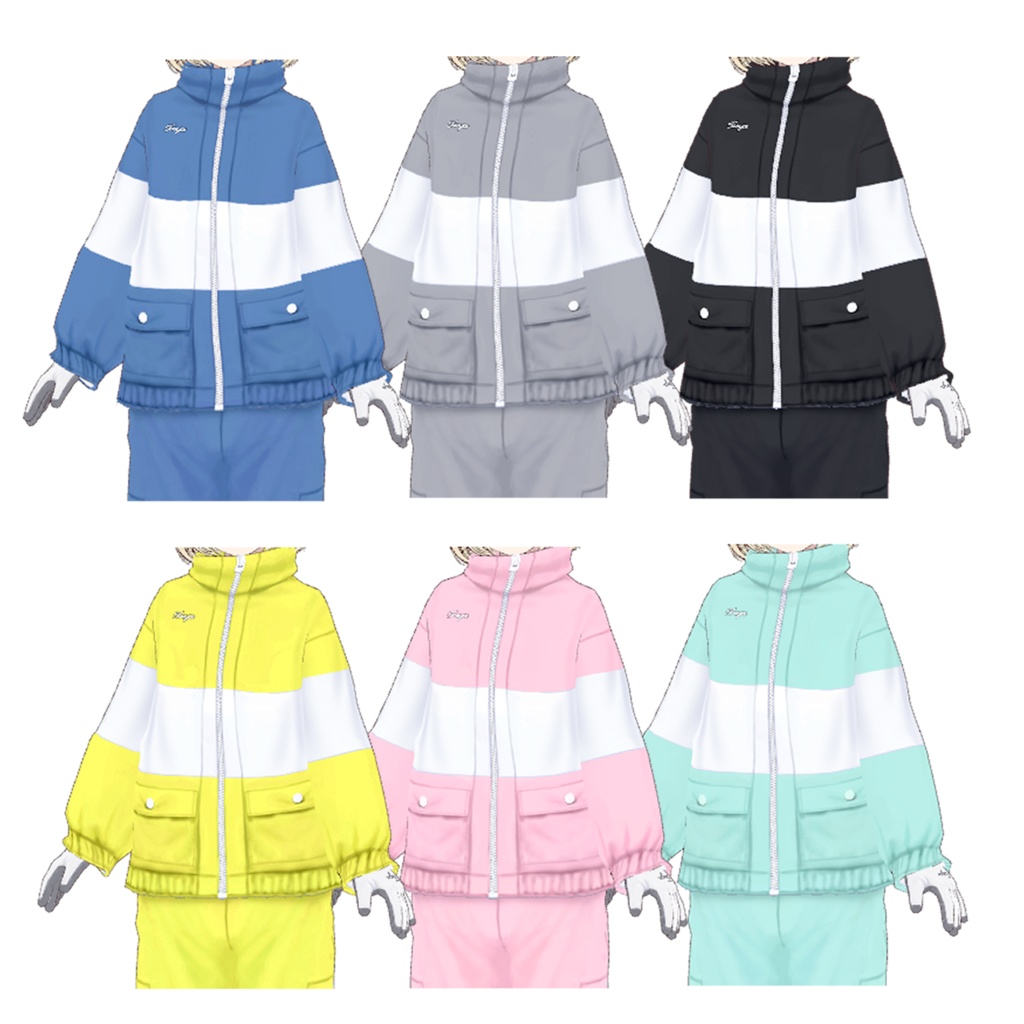 【VRoid】男女兼用スキーウェアセット