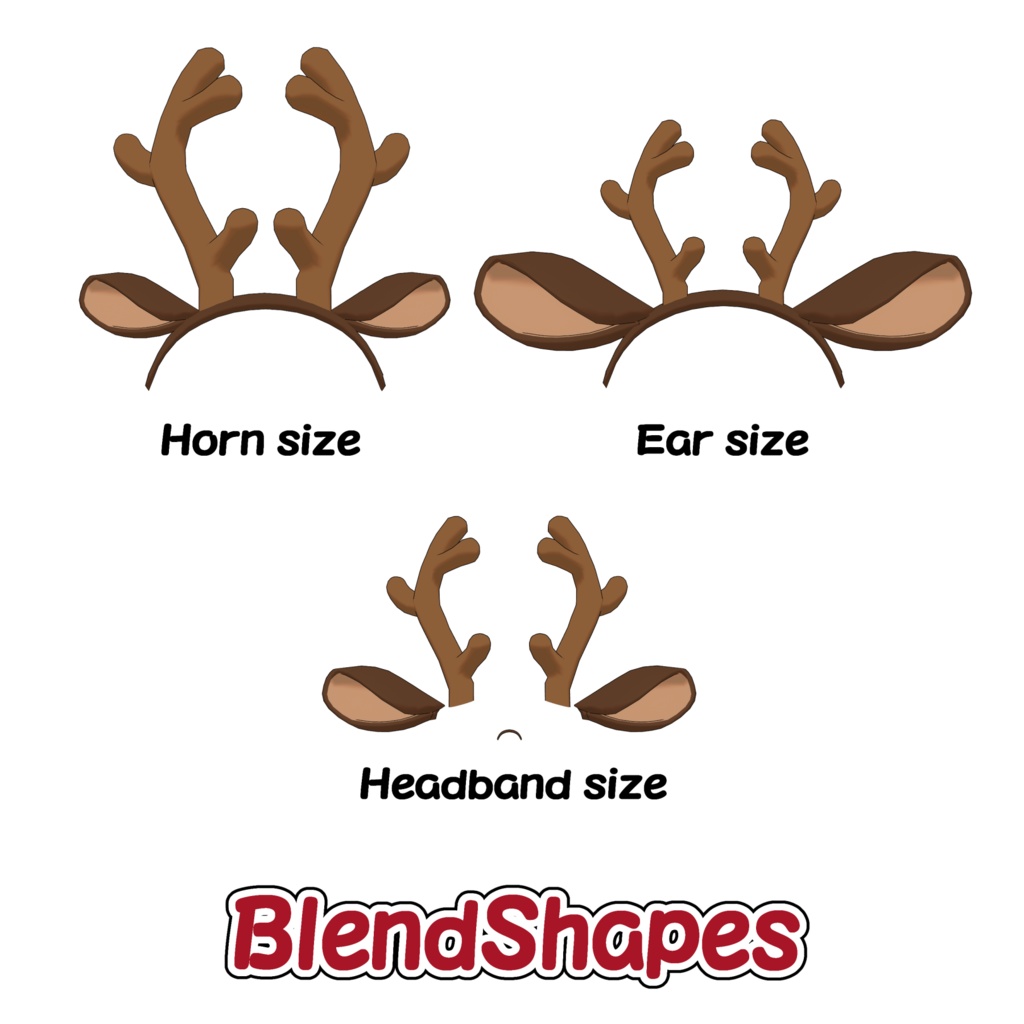 【FREE】トナカイのツノ【無料】