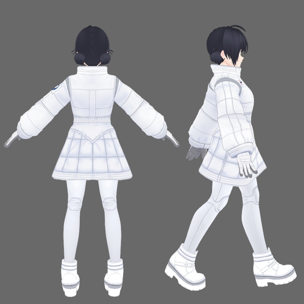 【VRoid】宇宙服セット-SpacesuitSet-