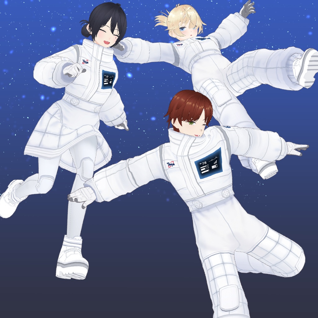 【VRoid】宇宙服セット-SpacesuitSet-