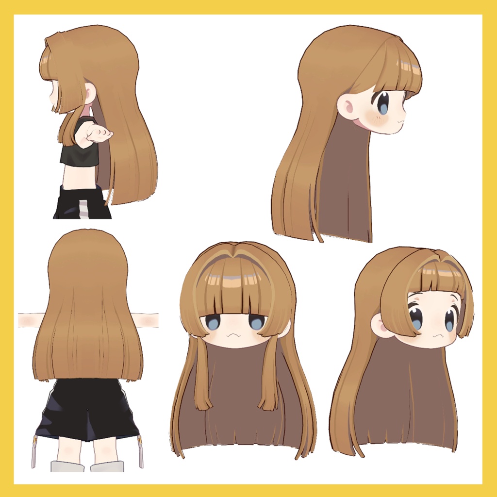 【SALE中】ぱっつんひめカット【まめひなた対応】