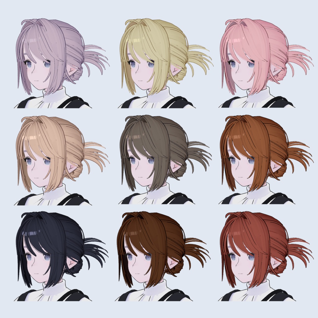 【SALE中!】お団子まとめ髪【Lapwing対応】