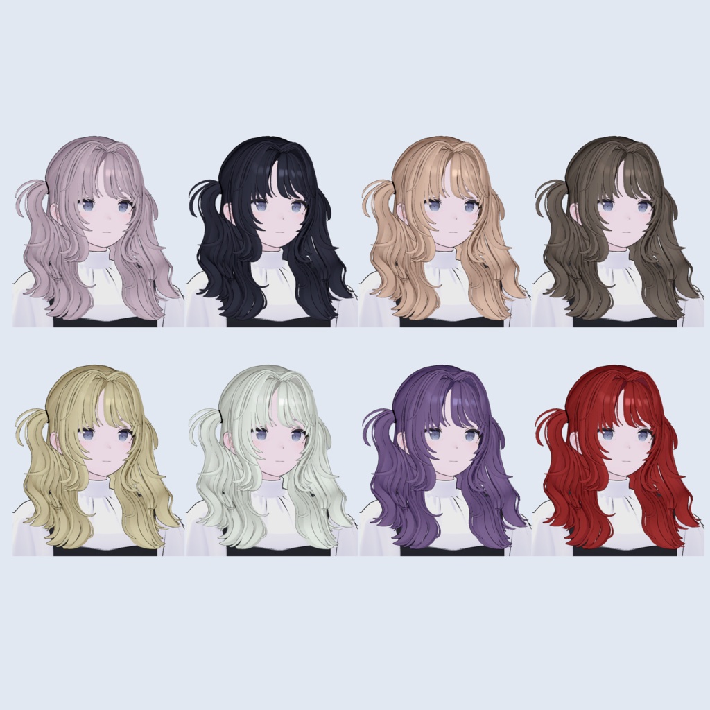 【SALE中!】メッシュカラーハーフツイン【Lapwing対応】