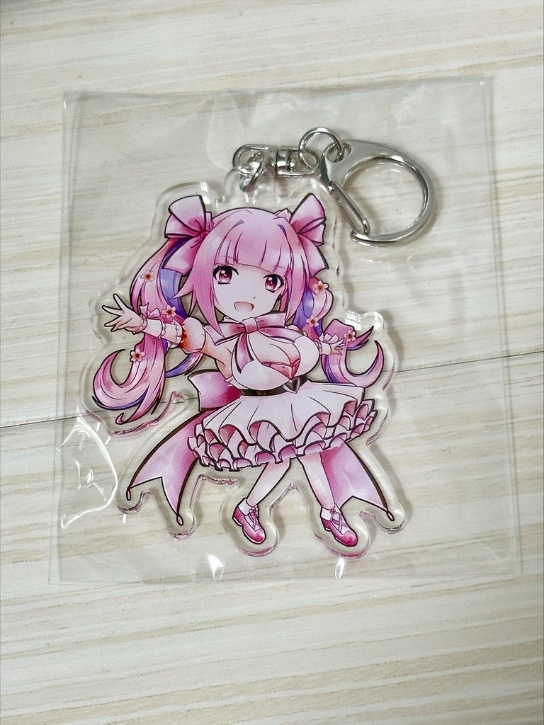 蓮桜みこね　アイドル衣装　アクリルキーホルダー