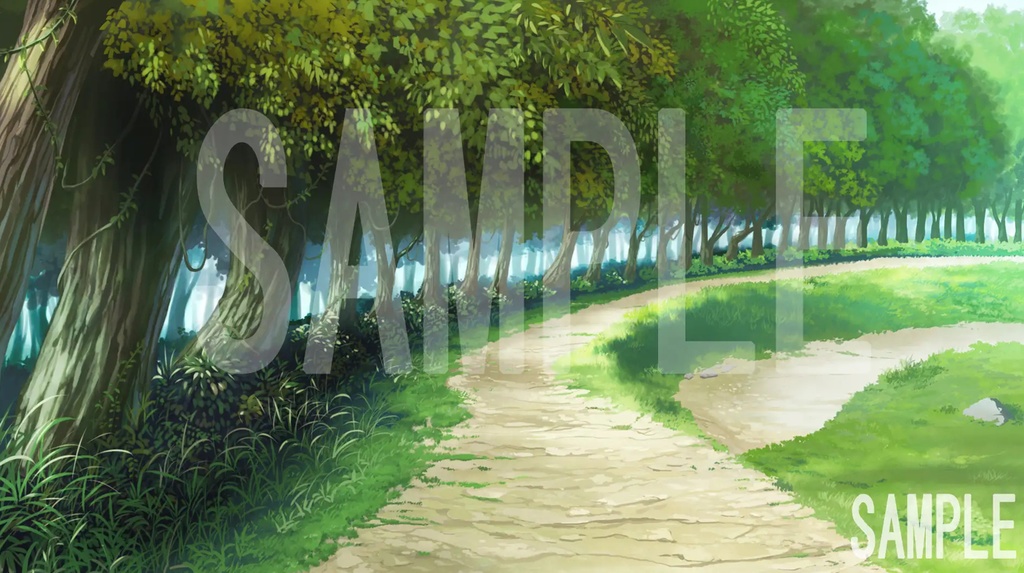 「ファンタジー背景が全てそろう」完全フリー素材集!! 昼夕夜差分あり