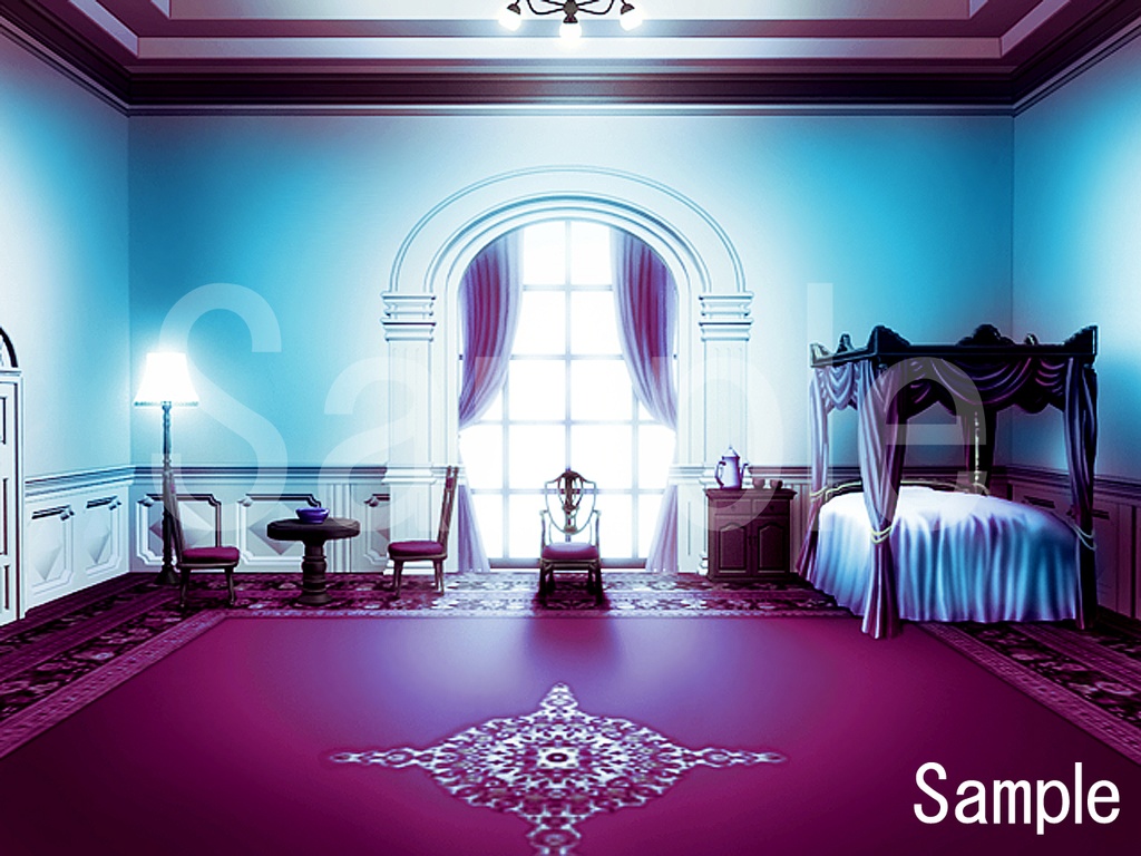 「ホラー洋館の背景がそろう01」完全フリー素材集!! 355枚朝昼夜あり