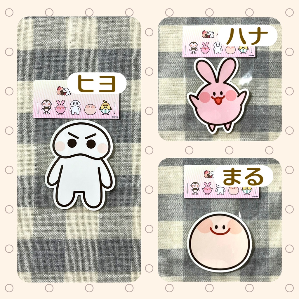 もちょズ 耐水ステッカーvol.1