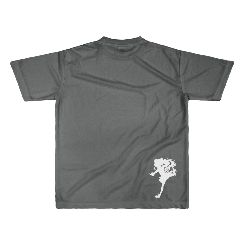 ばってんフルグラフィックTシャツ!黒2